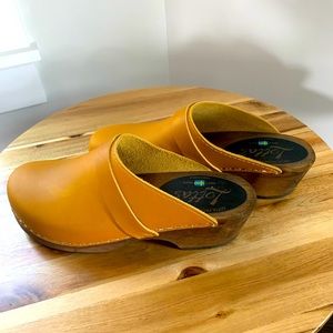 Lotta from Stockholm Swedish Clogs Wood 39 8.5